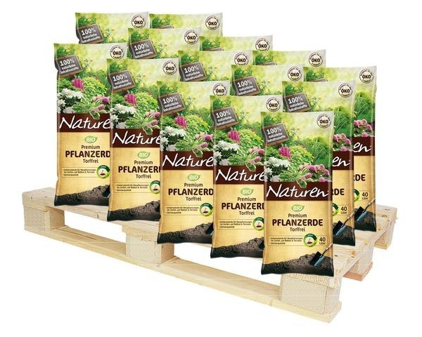 NATUREN® Bio Premium Pflanzerde Torffrei 2160 l