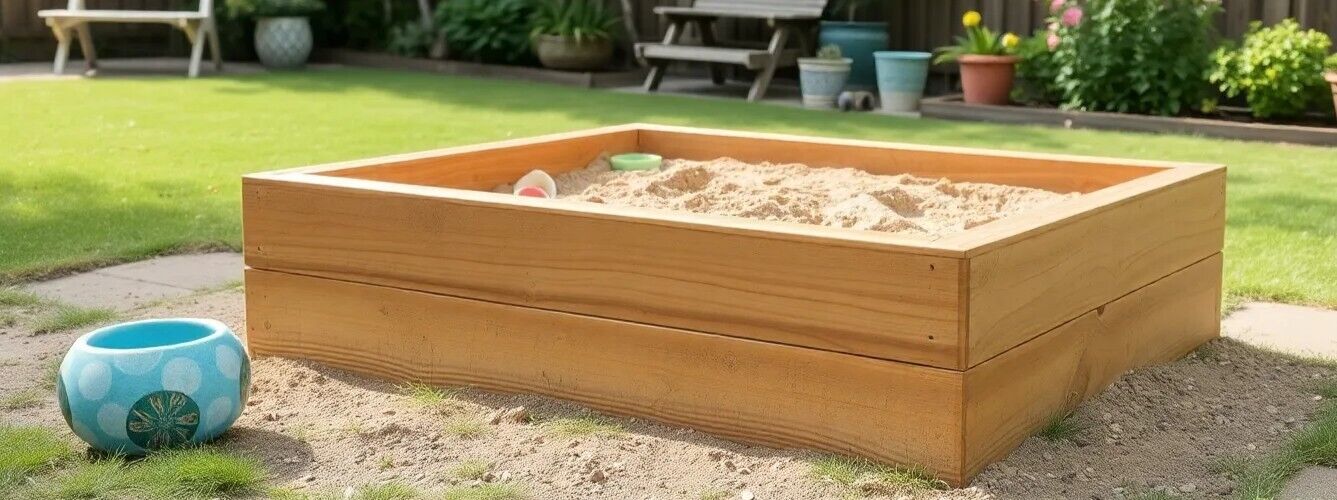 Sandkasten Rechner mit Schritt-für-Schritt-Anleitung zur Sandberechnung