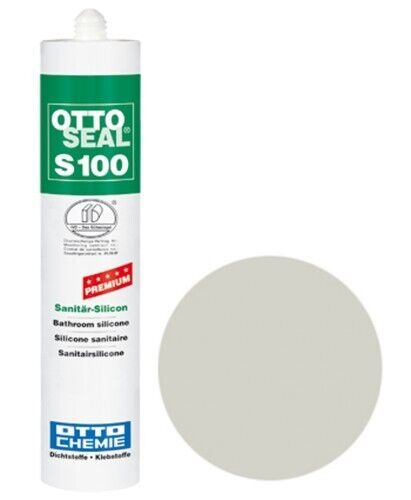 OTTOSEAL® S100 Premium-Sanitär-Silikon/Silicon 300 ml - Silbergrau C94