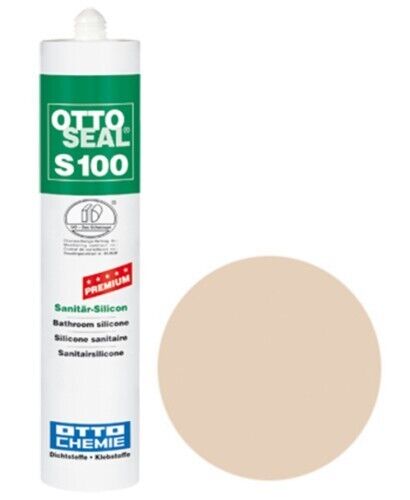 OTTOSEAL® S100 Premium-Sanitär-Silikon/Silicon 300 ml - Strandbeige C1106