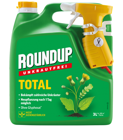 ROUNDUP Unkrautfrei Total 3 l | Kiesundco