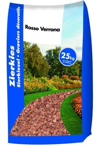 Marmorkies Rosso Verona 40-60 mm 25 kg