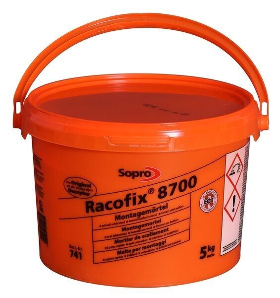 Racofix® 8700 Schnellmontagemörtel 5 kg Racofix® 8700 Schnellmontagemörtel 5 kg