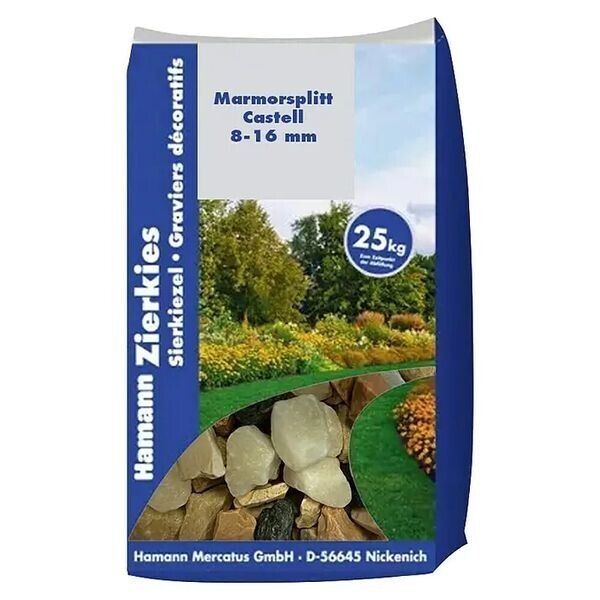 Marmorsplitt Castell 8-16 mm 25 kg