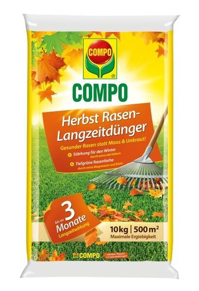 COMPO Herbst Rasen-Langzeitdünger 10 kg