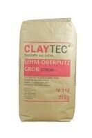 Lehm-Oberputz grob 25 kg Lehmputz Mörtel Lehm-Oberputz grob 25 kg Lehmputz Mörtel