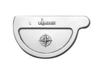 Zambelli VM Blank-Zinc® Rinnenboden halbrund links 333 mm Zambelli VM Blank-Zinc® Rinnenboden halbrund links 333 mm