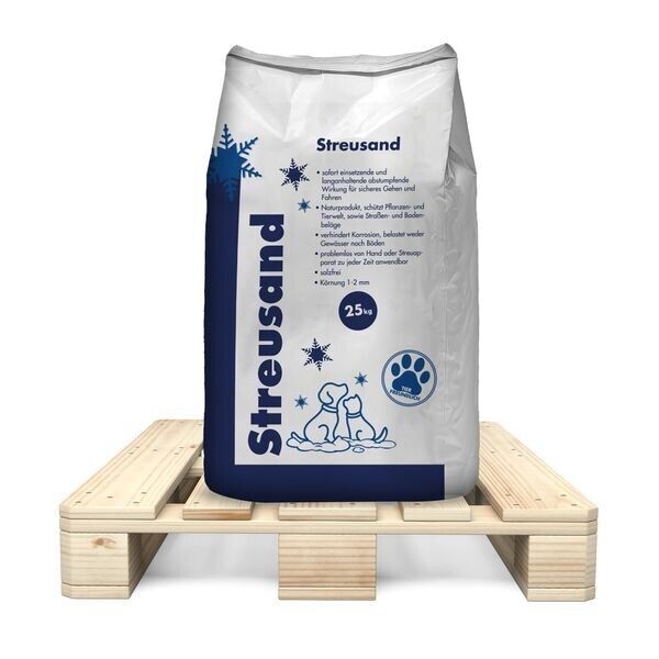 Streusand-Quarzkies 1-2 mm 1000 kg Streusand-Quarzkies 1-2 mm 1000 kg