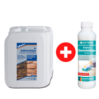 Lithofin® MN Außenreiniger 5 l + Hotrega Flächen Desinfektion Ultra 250 ml Lithofin® MN Außenreiniger 5 l + Hotrega Flächen Desinfektion Ultra 250 ml