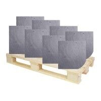 Naturschiefer Universal gelocht 20x20 cm 880 kg Naturschiefer Universal gelocht 20x20 cm 880 kg