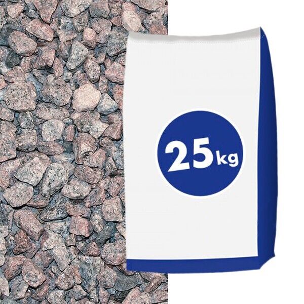 Granitsplitt Nordisch Rot 8-16mm 25kg Granitsplitt Nordisch Rot 8-16mm 25kg