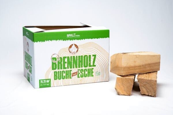 Brennholz Karton 25cm 24,5dm³