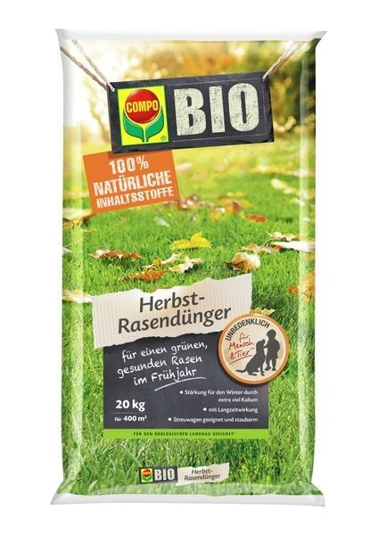 COMPO BIO Herbst-Rasendünger 20 kg