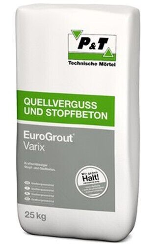 EuroGrout Varix Fliess-u.Stopfmoertel 0-4 mm 25 kg EuroGrout Varix Fliess-u.Stopfmoertel 0-4 mm 25 kg