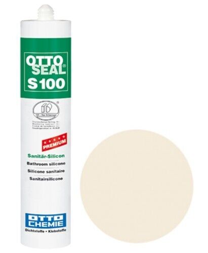 OTTOSEAL® S100 Premium-Sanitär-Silikon/Silicon 300 ml - Fugenweiß C69