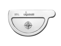 Zambelli VM Blank-Zinc® Rinnenboden halbrund links 250 mm Zambelli VM Blank-Zinc® Rinnenboden halbrund links 250 mm