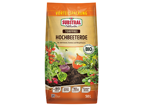 SUBSTRAL® Naturen Hochbeeterde torffrei & Bio 50 l
