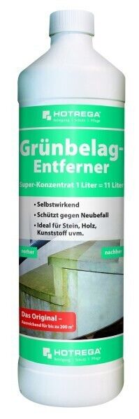 HOTREGA® Grünbelag-Entferner 1:10 Super-Konzentrat 1 l