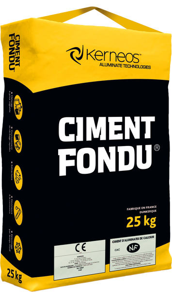 Kerneos Ciment Fondu® Tonerdezemente 25 kg Kerneos Ciment Fondu® Tonerdezemente 25 kg