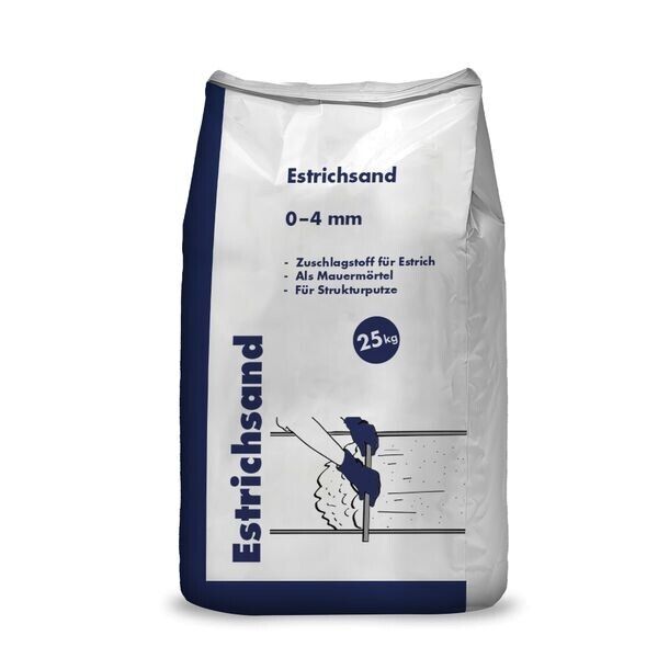 Estrichsand 0-4 mm 25 kg Estrichsand 0-4 mm 25 kg