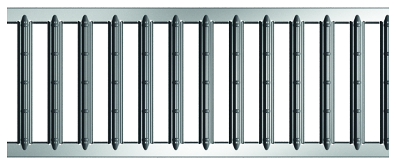 ACO Self® Stegrost Stahl verzinkt 500 mm ACO Self® Stegrost Stahl verzinkt 500 mm