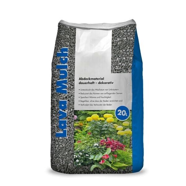 Hamann Lava-Mulch Anthrazit 16-32 mm 20 l Hamann Lava-Mulch Anthrazit 16-32 mm 20 l